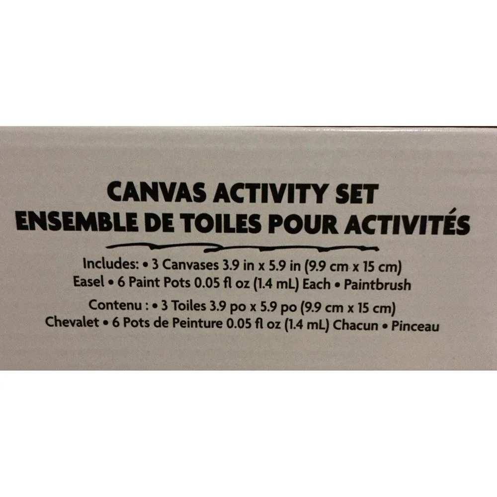 Peanuts Canvas Activity Set, 3 Canvases To Paint And Display.  New In‎ Box
